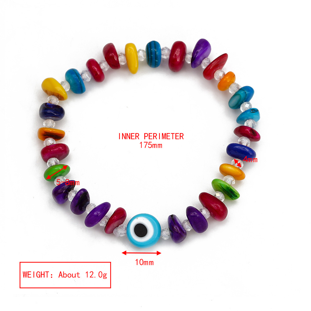 Fashion Eye Copper Inlay Zircon Bracelets 1 Piece