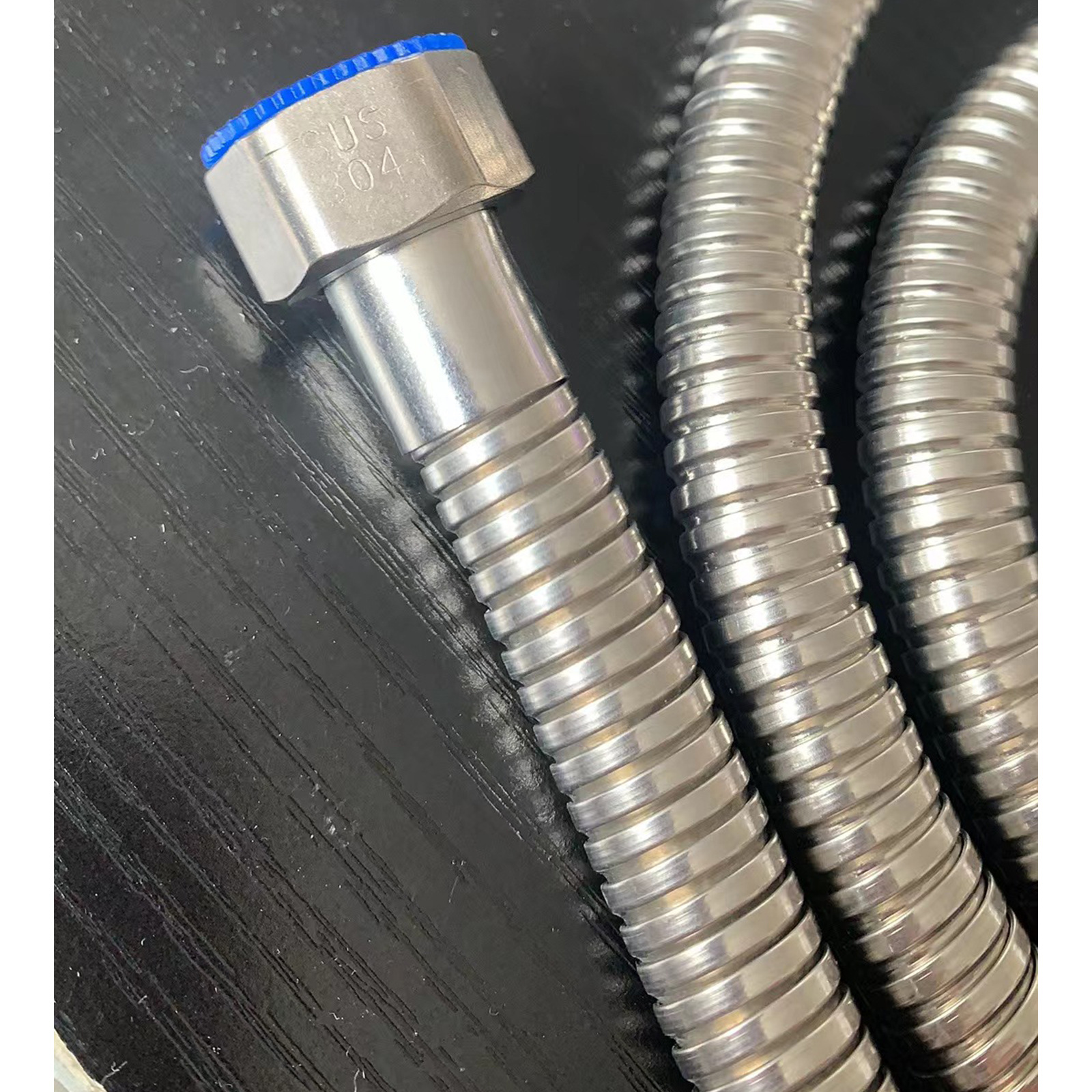 Stainless steel shower hose, soft shower hose, stainless steel 304 screw cap handheld shower rain hose