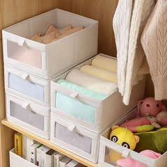 可窓不織布収納ボックスタンスズボン衣類収納整理箱折りたたみ布芸収納ボックス卸売り