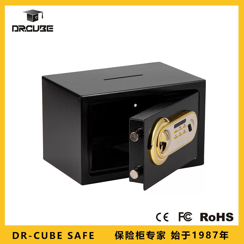 Сейф Dr.cube-20FC-DT модель домашний денежный накопитель маленькая стальная пластина отпечаток пальца противоугонный сейф