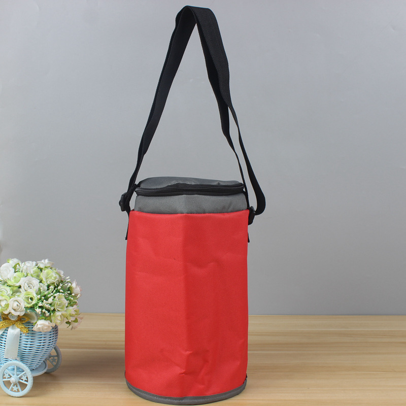 无仿布保温袋网球桶包单肩网球包装筒袋羽毛球筒包收纳轻便收纳