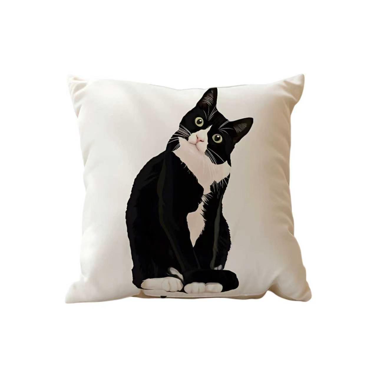 Explosiones transfronterizas bonitas y interesantes animales al aire libre impermeables almohada para jugar con teléfonos móviles para decorar la fiesta de gatos y gatos en la sala de estar sofá almohada