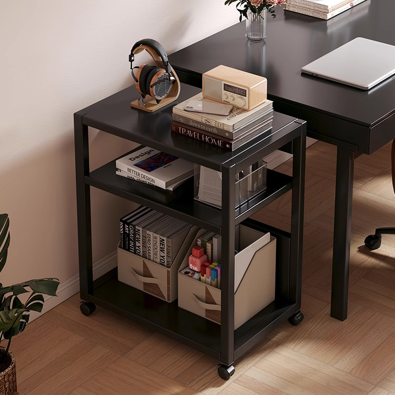 Floor-standing multi-layer storage rack for printers, office bookshelf, computer tower stand, mobile placement shelf Floor-standing multi-layer storage rack for printers, office bookshelf, computer tower stand, mobile placement shelf