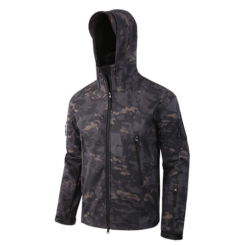 ESDY outdoor camouflage jacket work clothes wholesale soft shell camouflage clothing men's winter mountaineering clothing
