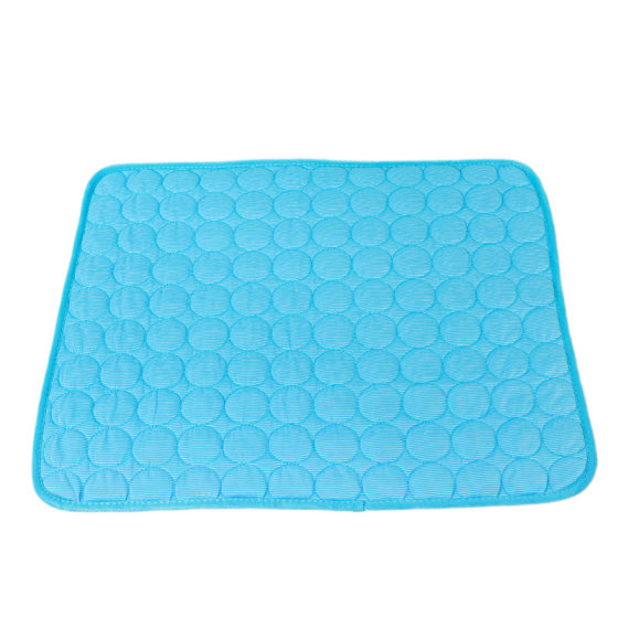 Amazon pet waterproof ice silk mat summer cat dog cool mat hair pad cool feeling ice mat pet mat in stock