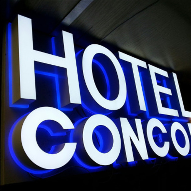 Factory direct stainless steel illuminated signs, storefront signs, outdoor advertising signs, neon light boxes, and illuminated advertising signs