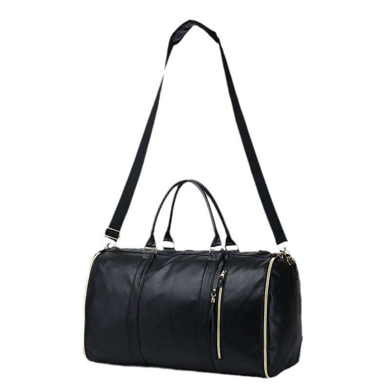 Viajes transfronterizos almacenamiento trajes portátiles impermeables bolsa de viaje de gran capacidad para hombres viajes de negocios bolsa de almacenamiento deportiva PU