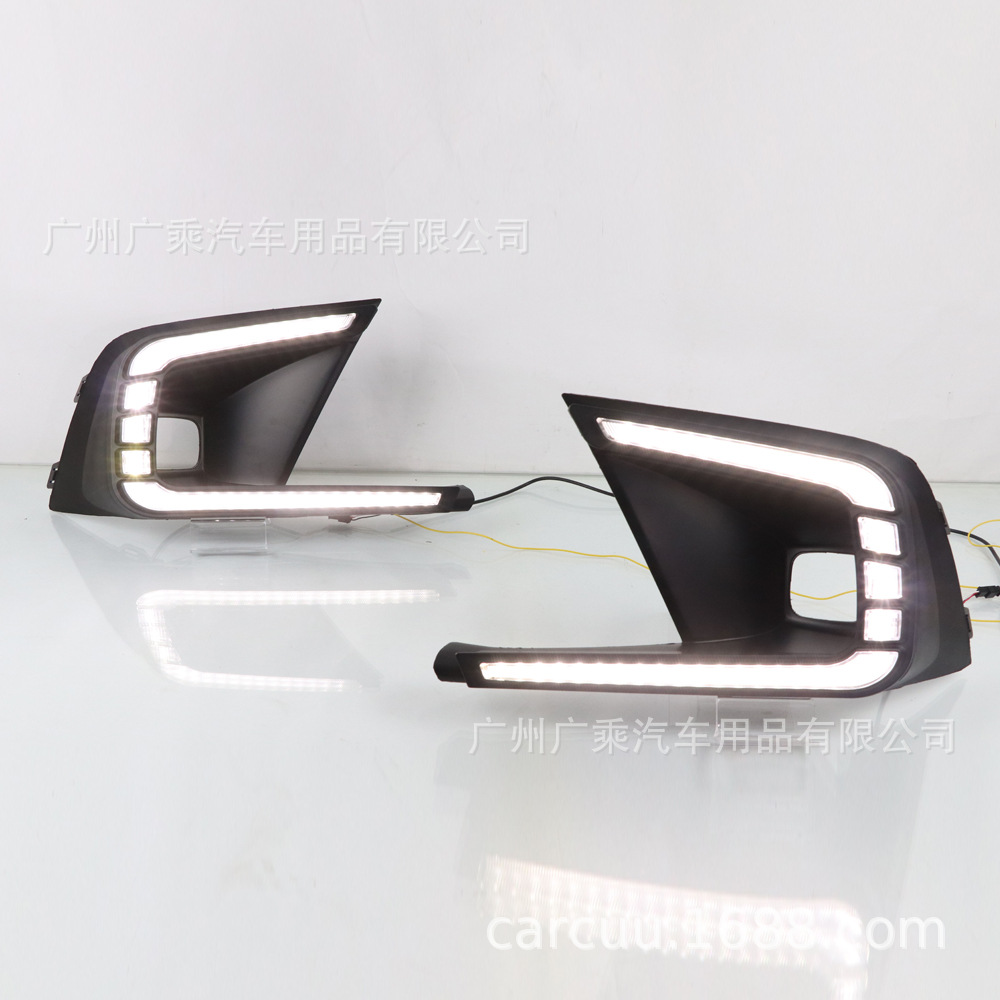 Adecuado para Honda 11th generación cívica nueva luz de marcha diurna 22-23 Honda cívico LED de dos colores Luz de marcha diurna