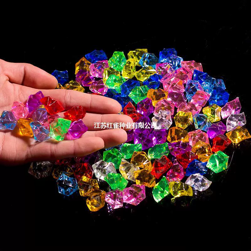 Акриловый Алмазный Зерно детский кристалл драгоценный камень игрушка принцесса амблиопия обучение красочный камень украшение кристалл