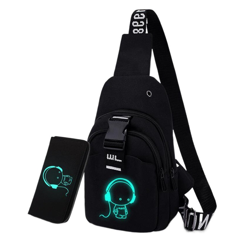 Bolso antirrobo para hombres bolso de pecho para hombres bolso de mensajero casual bolso de hombro multifuncional bolso de mensajero de lona que carga ventas directas de fábrica