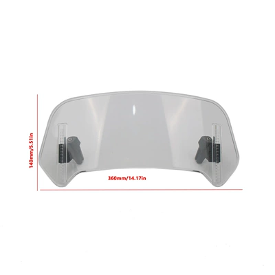 Cross-Border Hot-Selling Item, Motorcycle front windshield - c-type-transparent