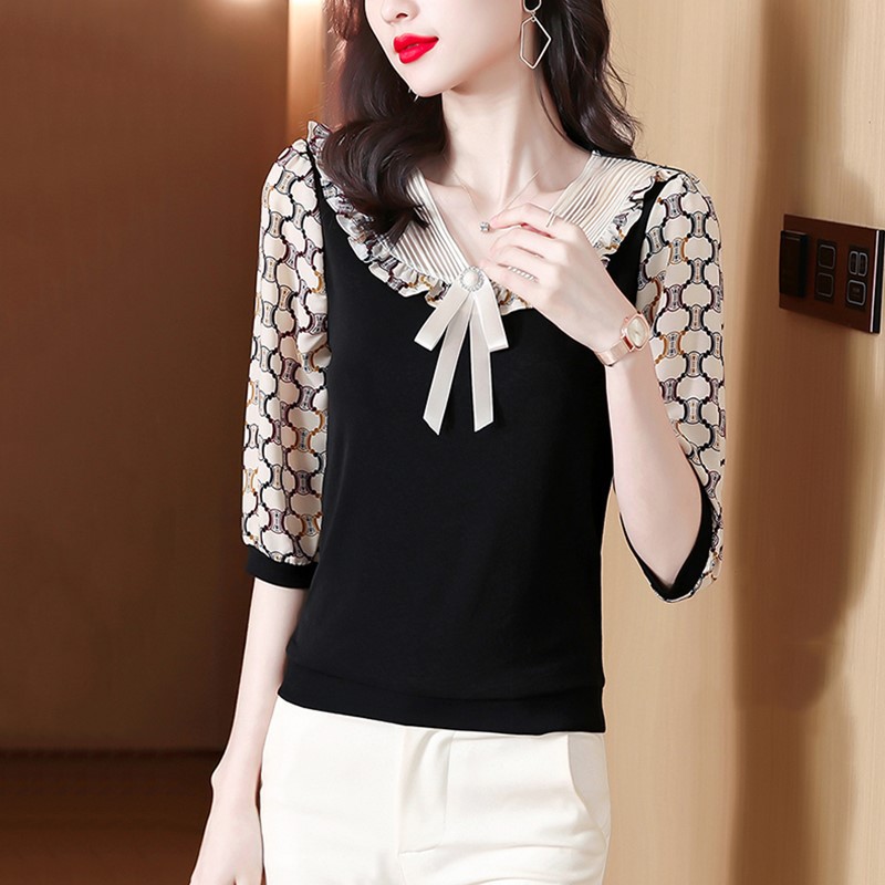 Shiffon fashionable T-shirt