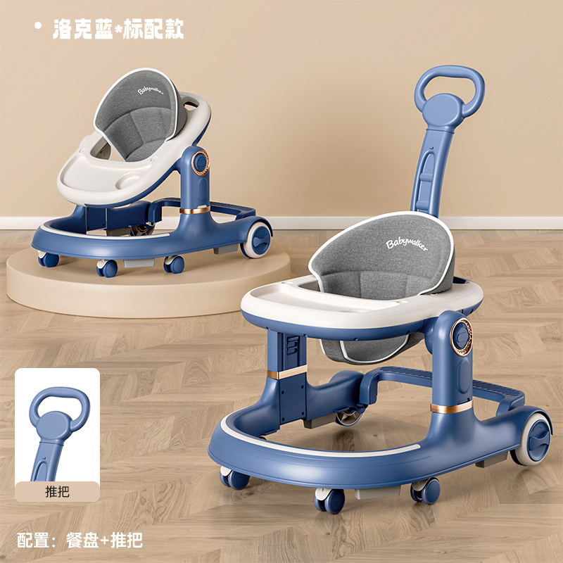 Transfronterizos婴儿 caminante plegable multifuncional anti-rollback婴儿 caminante infantil aprende a caminar estricto empuje mano