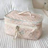 Fresh cosmetic bag, fuchsia rabbit