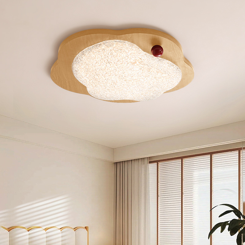 Dormitorio principal lámpara de techo italiana minimalista lujosa resina de alto nivel 2025 nueva lámpara de protección de ojos creativa para niños