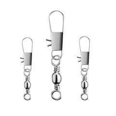 Sea fishing quick connector spinning rod lure connector snap swivel fishing gear figure-eight American swivel connector