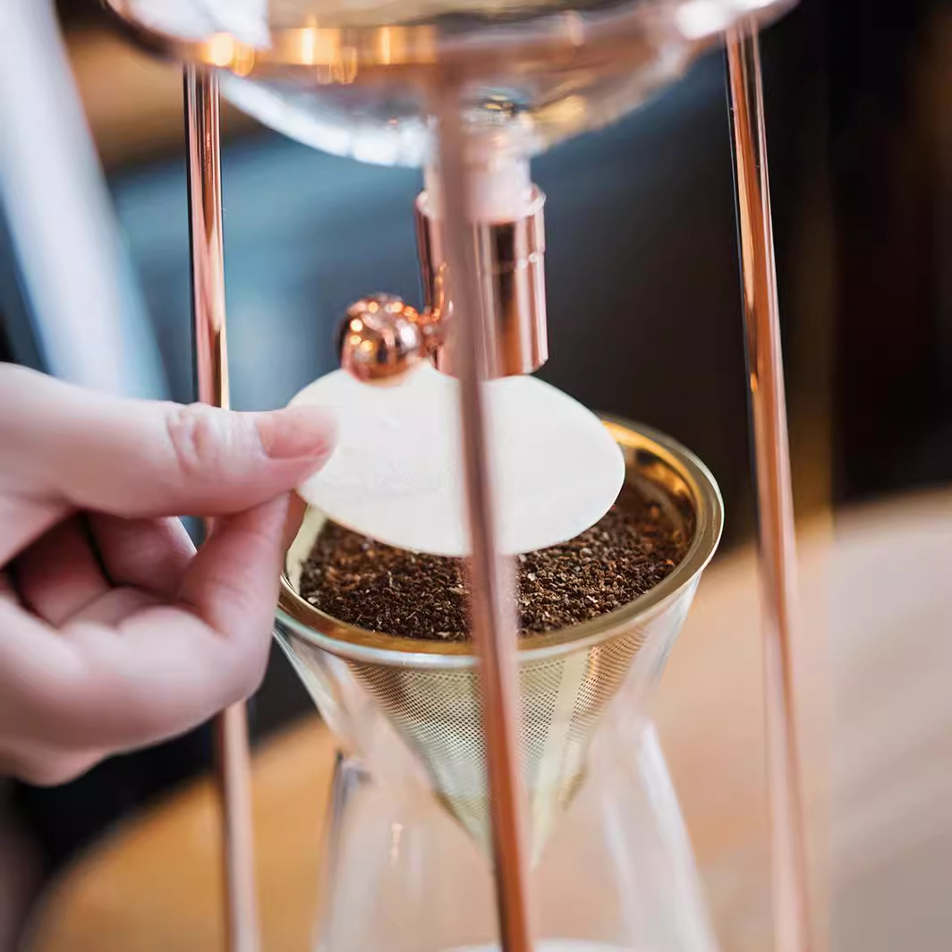 Héroe héroe Dingyuan MINI goteo de hielo cafetera olla de hielo goteo hogar comercial frío extracto