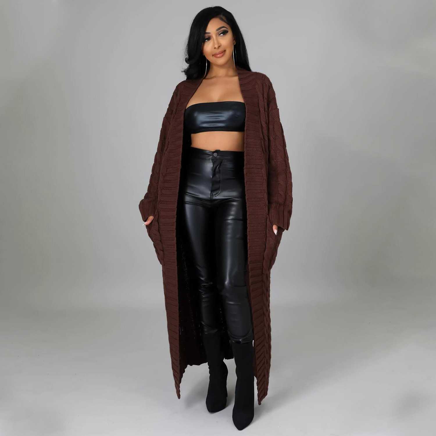 Long Sleeve Long Sweater Coat - Sweaters - Uniqistic.com