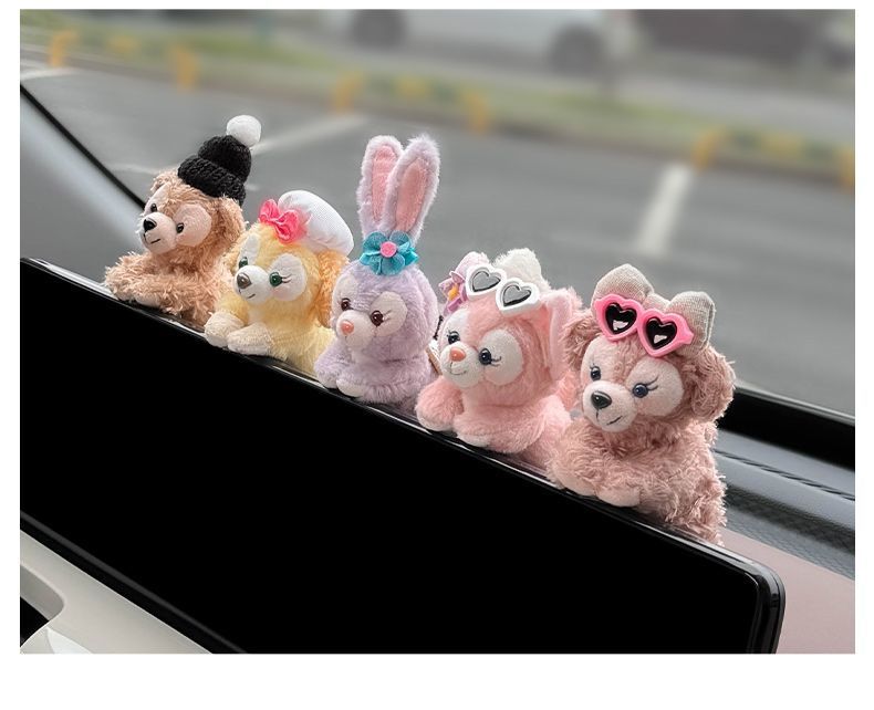 Lina Belle Car Interior Accessories Car Central Control Screen Ornaments Car Display Decoration Supplies Cute Girl
