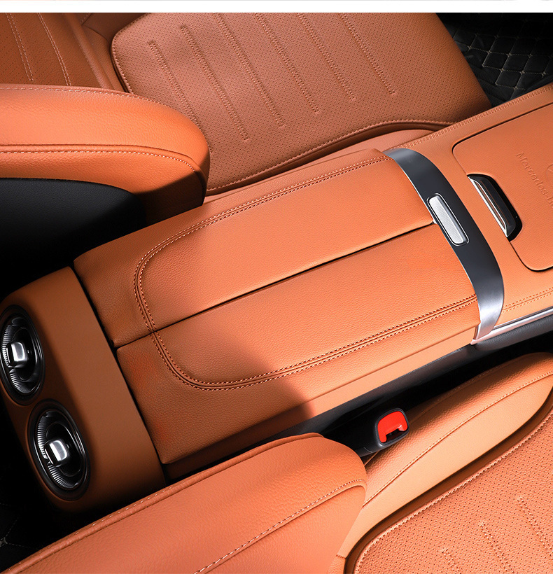 Suitable for 22-26 Models of Mercedes-Benz Glc New C-Class C260L Central Armrest Box Heightening Pad C200L Center Console Protection Pad