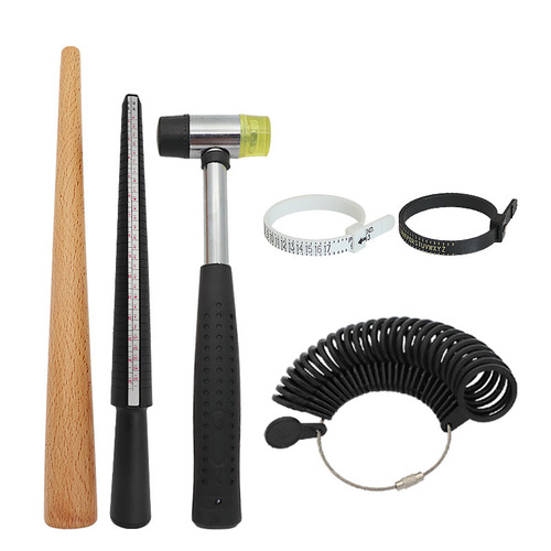 Ring measurement set USUK US size set Ring fixing rod ring with size standard size correction tool