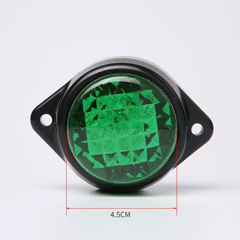 Прямые заводские продажи грузовик большой 24v led круглая боковая световая накладка указатель ширины свет сигнальный свет для корабля