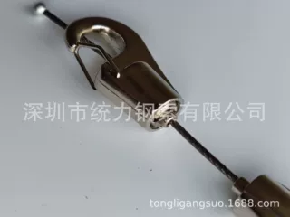 可调节挂钩钢丝绳拉索拉线 定制各种挂钩配件钢丝绳索线