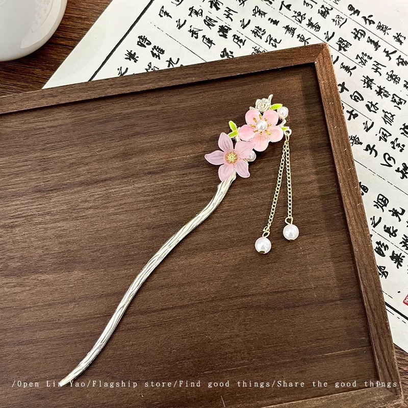 Nuevo estilo chino ropa de cabello estilo antiguo paso agitar ping pin