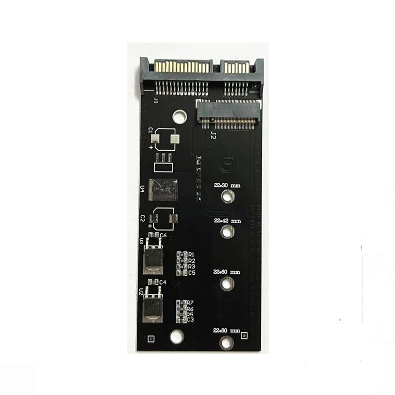 Адаптер SATA3 NGFF в SATA для компьютера, плата-адаптер M.2 SATA протокол для SSD