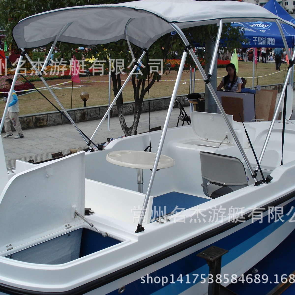 舒适游艺观光艇 5.7米湖泊游玩艇