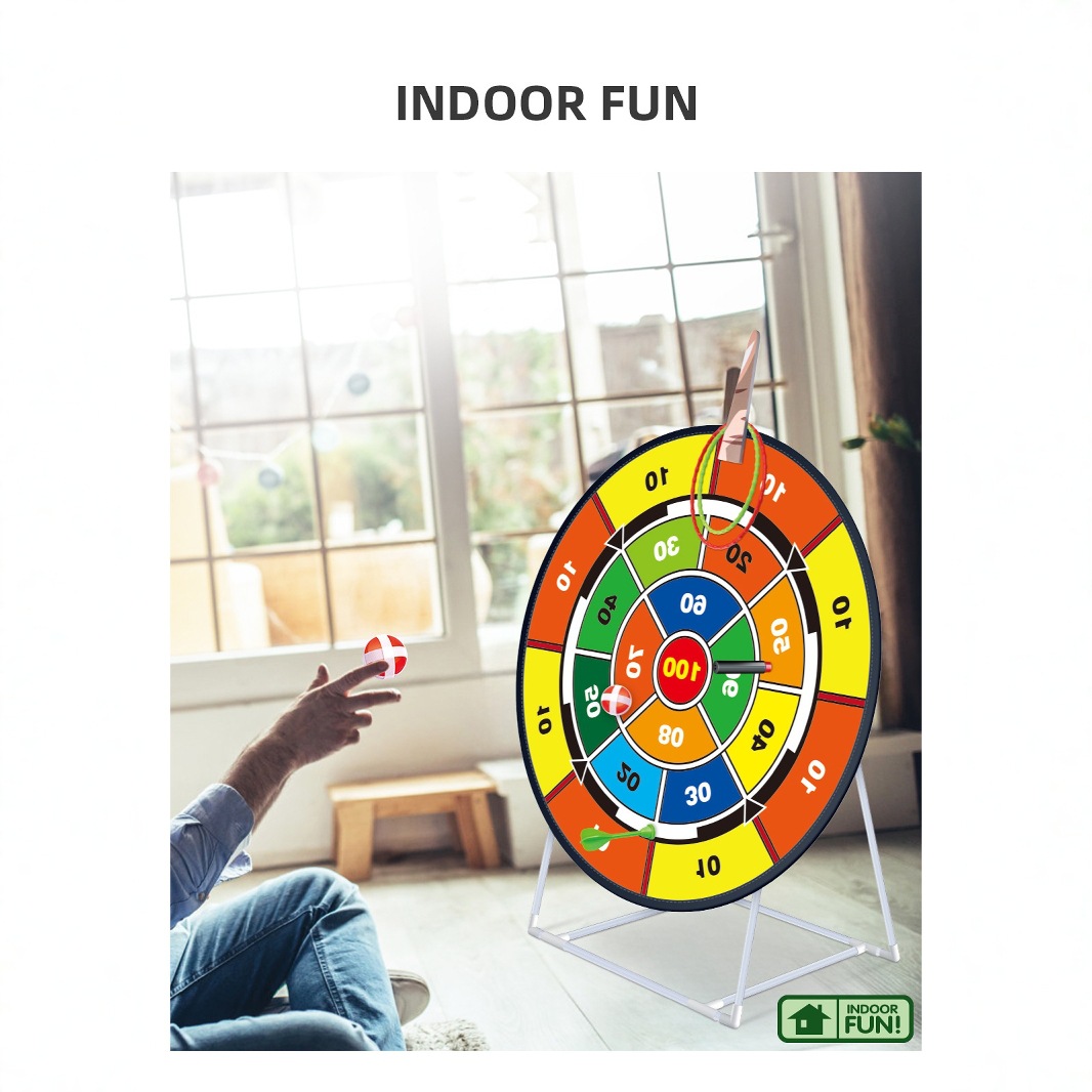 Niños transfronterizos bolas pegajosas dardo disparar objetivos bolsa de arena juguetes para padres e hijos indoor y exterior lanzar set de dardo al por mayor