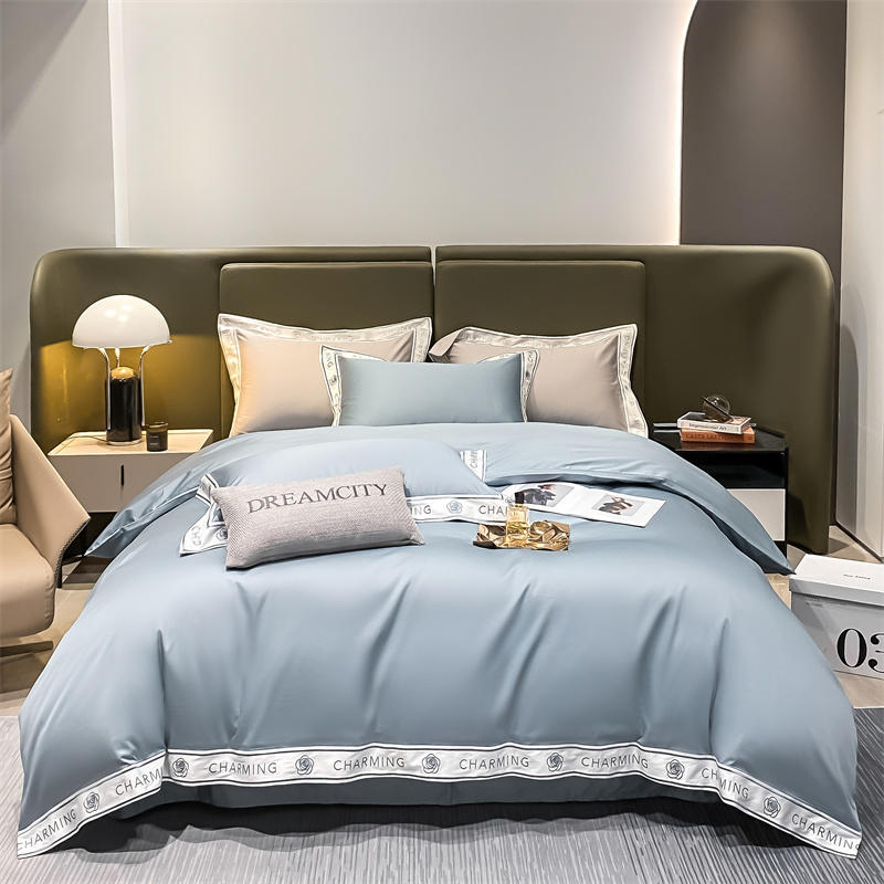 新疆长绒棉四件套全棉床单纯棉被套床笠款酒店床上用品批发4件套