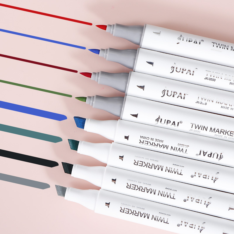 Marcador transfronterizo 80 traje de color pintura de doble cabeza marcador de color pincel de pintura a base de agua recomendar pluma de graffiti de arte