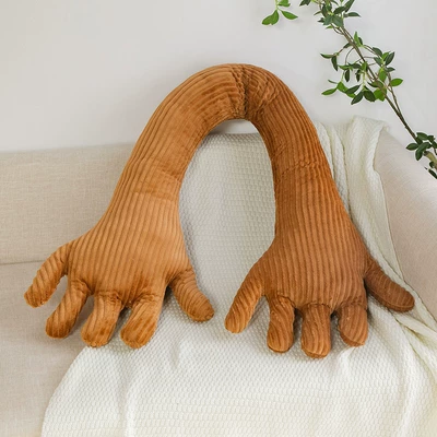 Oyuncaq yastıqlar: Boyfriend Pillow Plush Toy - brown-palm-80cm
