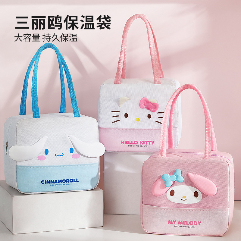 Bolsa lonchera térmica portátil aislamiento aluminio