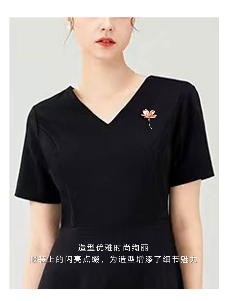 复古文艺浪漫樱花胸针 时尚高级感花朵胸花 小众新品