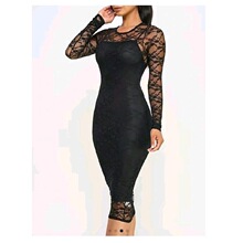 P 49662 Sexy Hollow Out Bodycon Dress �Ը��ο�����ȹ �羳��