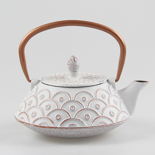 Cast iron kettle with filter, cast iron kettle, iron teapot, rust-proof inner wall, tea kettle, electric ceramic stove, tea set