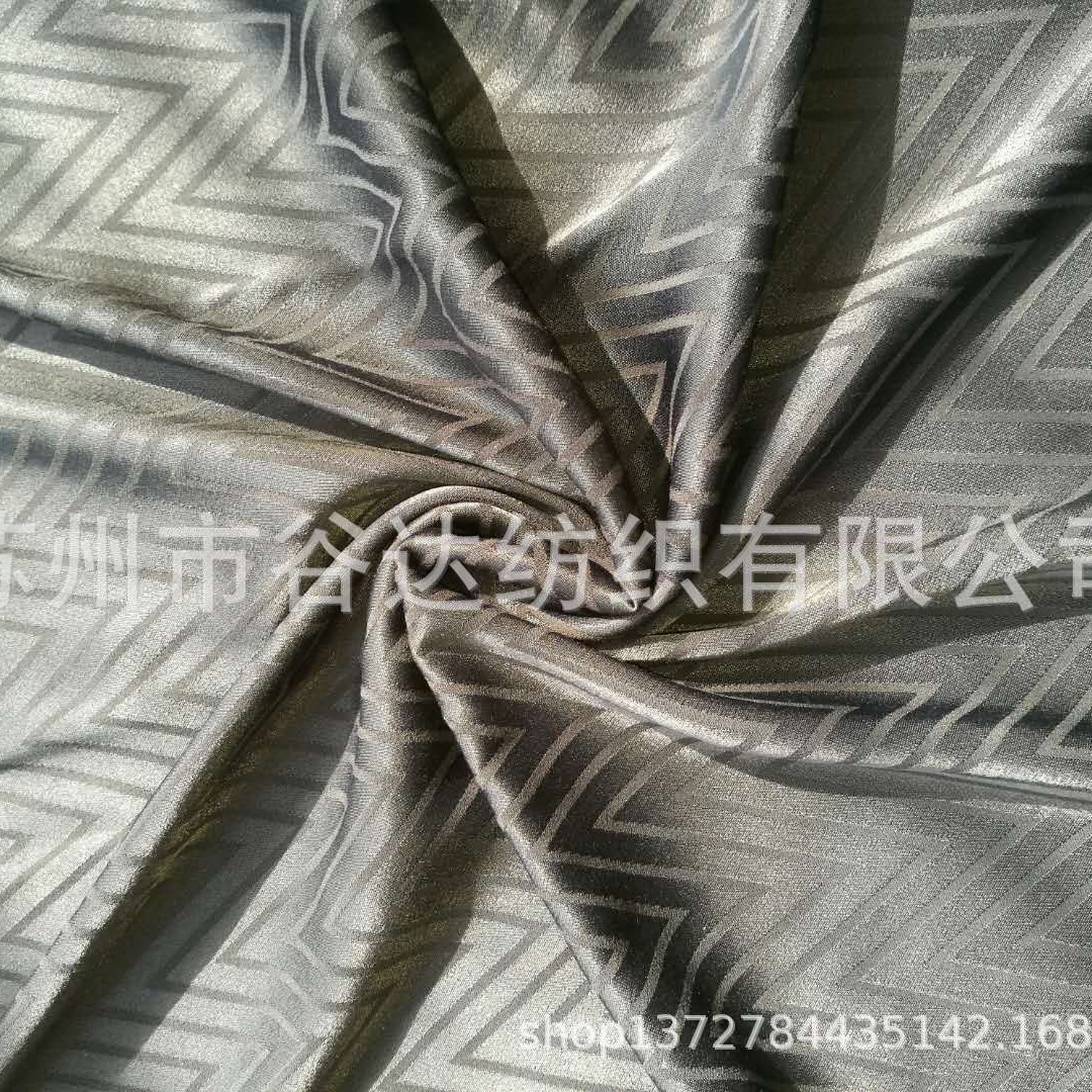 厂家供应：人丝人棉大提花 120D人造丝*30S人棉