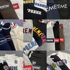 24FW Arc Crewneck Hooded Sweatshirt美式街头潮牌字母刺绣卫衣