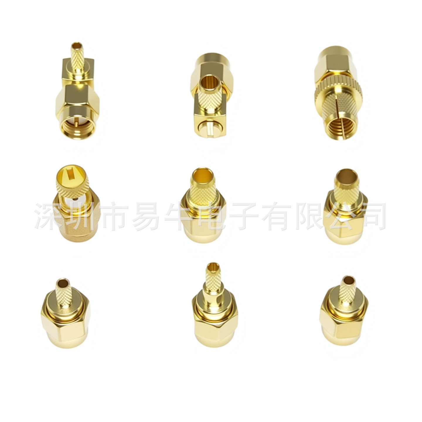 Sma-J-Jw-1.5-3-5 Male/Female Rf Connector with Internal Thread, Internal Pin, Internal Hole, Rg316 Solderable Feeder Connector