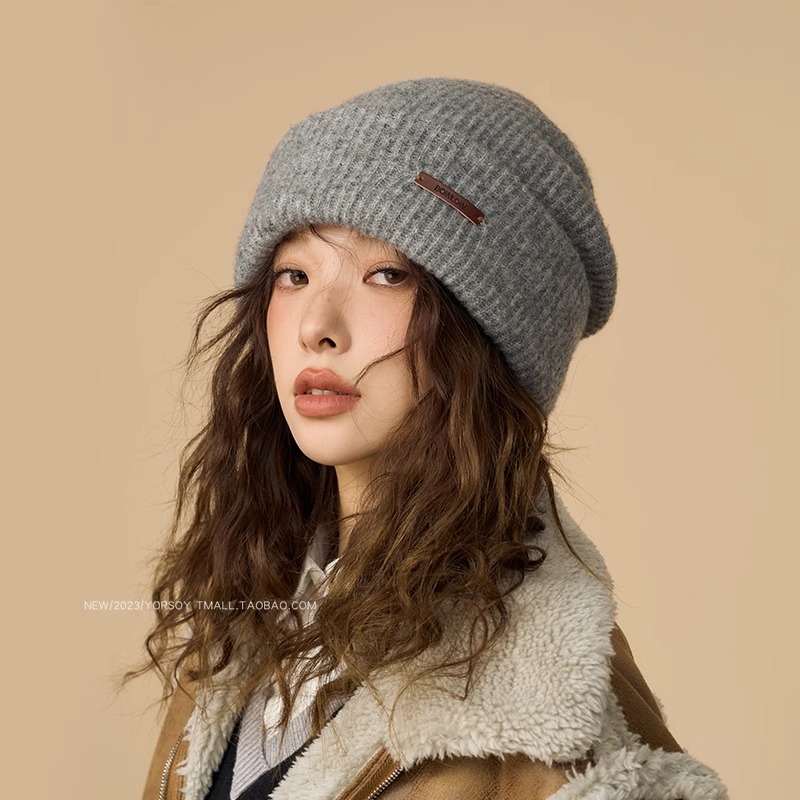 Winter keep warm retro woolen knitted hat