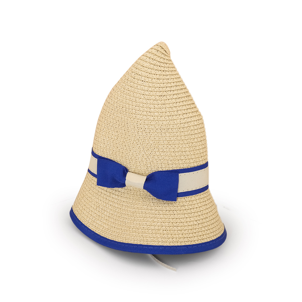 Nihaojewelry Edging Color Matching Bow Sunshade Parent-child Straw Hat Wholesale display picture 6