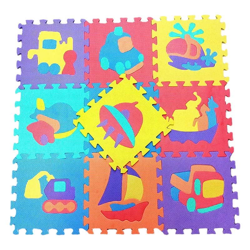 Carta digital transfronteriza de espuma rompecabezas estera bebé gateando estera de espuma juguetes educativos para niños al por mayor
