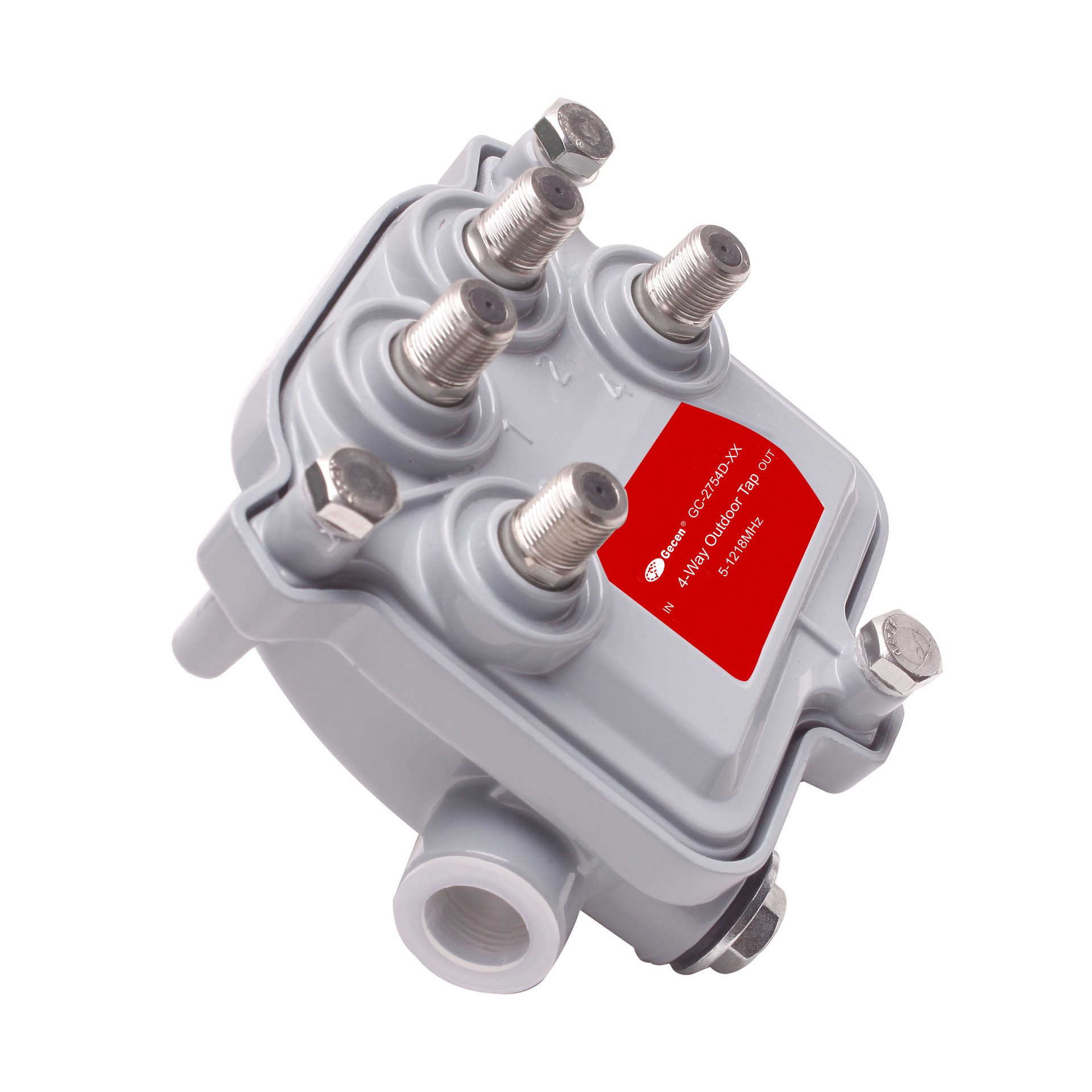 GECEN CATV Outdoor 4Way tap有线电视室外1218mhz野外四路分支器