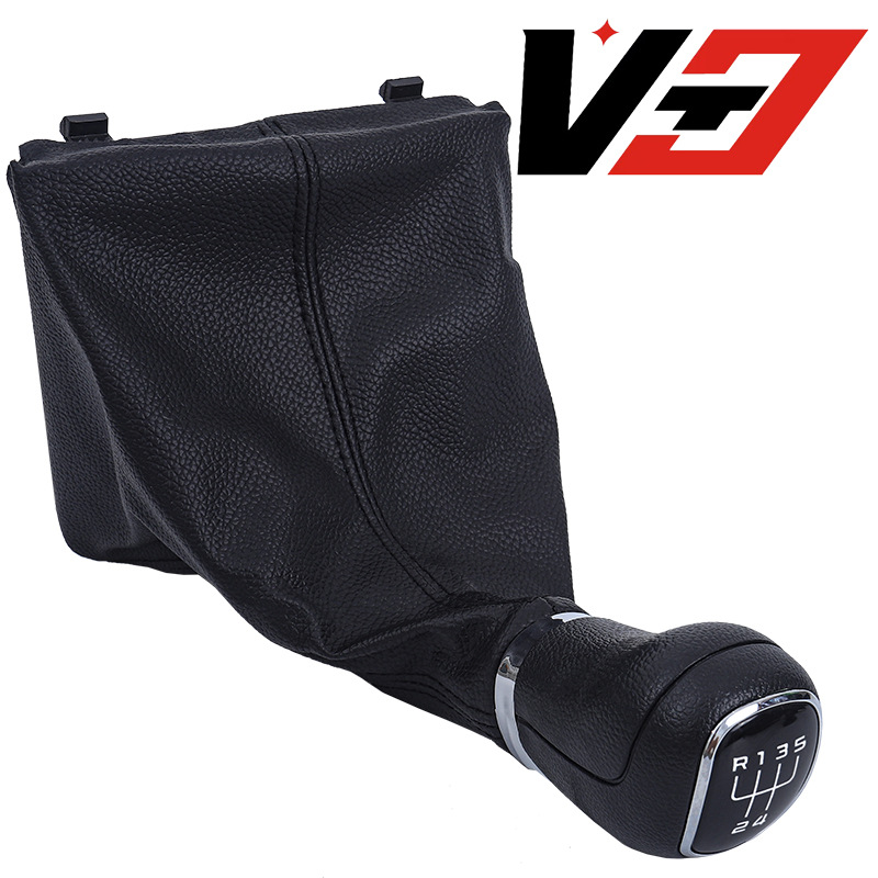Suitable for Skoda Octavia 2 A5 A6 2004-2012 Model Gear Shift Knob with Leather