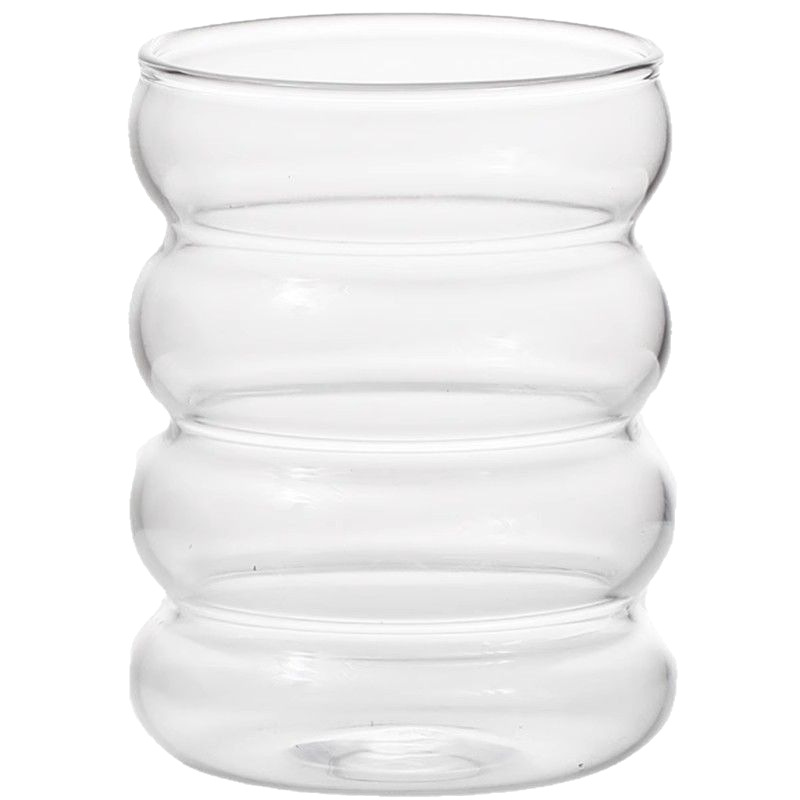 alta borosilicona calor-resistente vidrio orugas taza de paja transparente con cubierta de oficina en el hogar taza de vidrio resistente a altas temperaturas