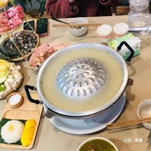 泰式老挝烧烤火锅一体锅木炭创意火锅多功能火锅餐厅商用涮煮锅具