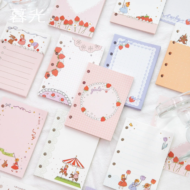 Серия наклеек Sunset Journey Sweet Candy, совместимая с блокнотами m5, наклейки в стиле соленой ваты, свежие и простые, для декора дневника, блокнот для заметок