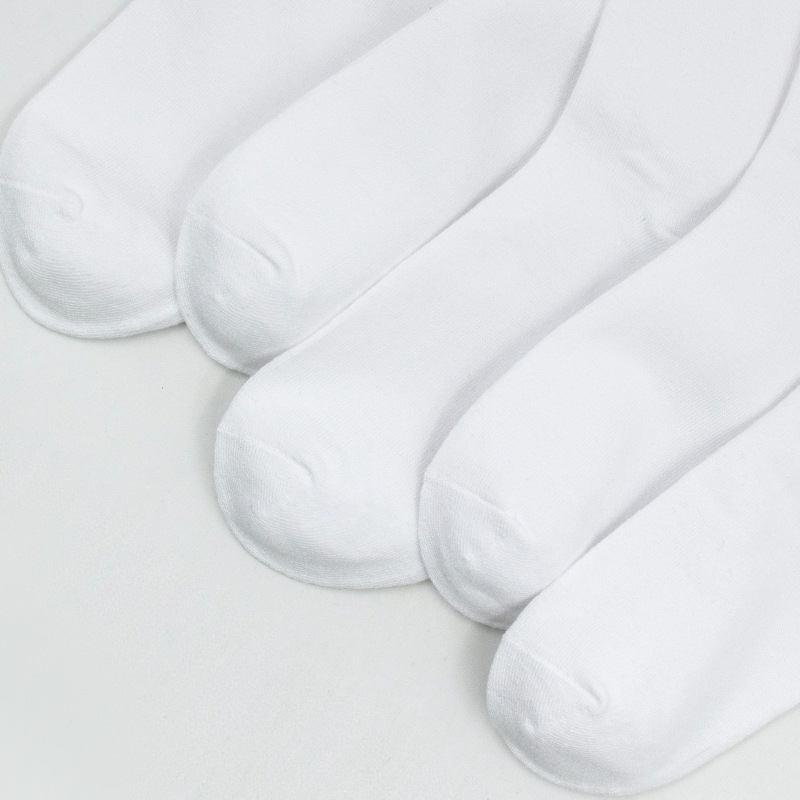 Chongde calcetines blancos medias de otoño e invierno ins moda calcetines de ternera calcetines JK calcetines de algodón puro fino algodón pila Calcetines